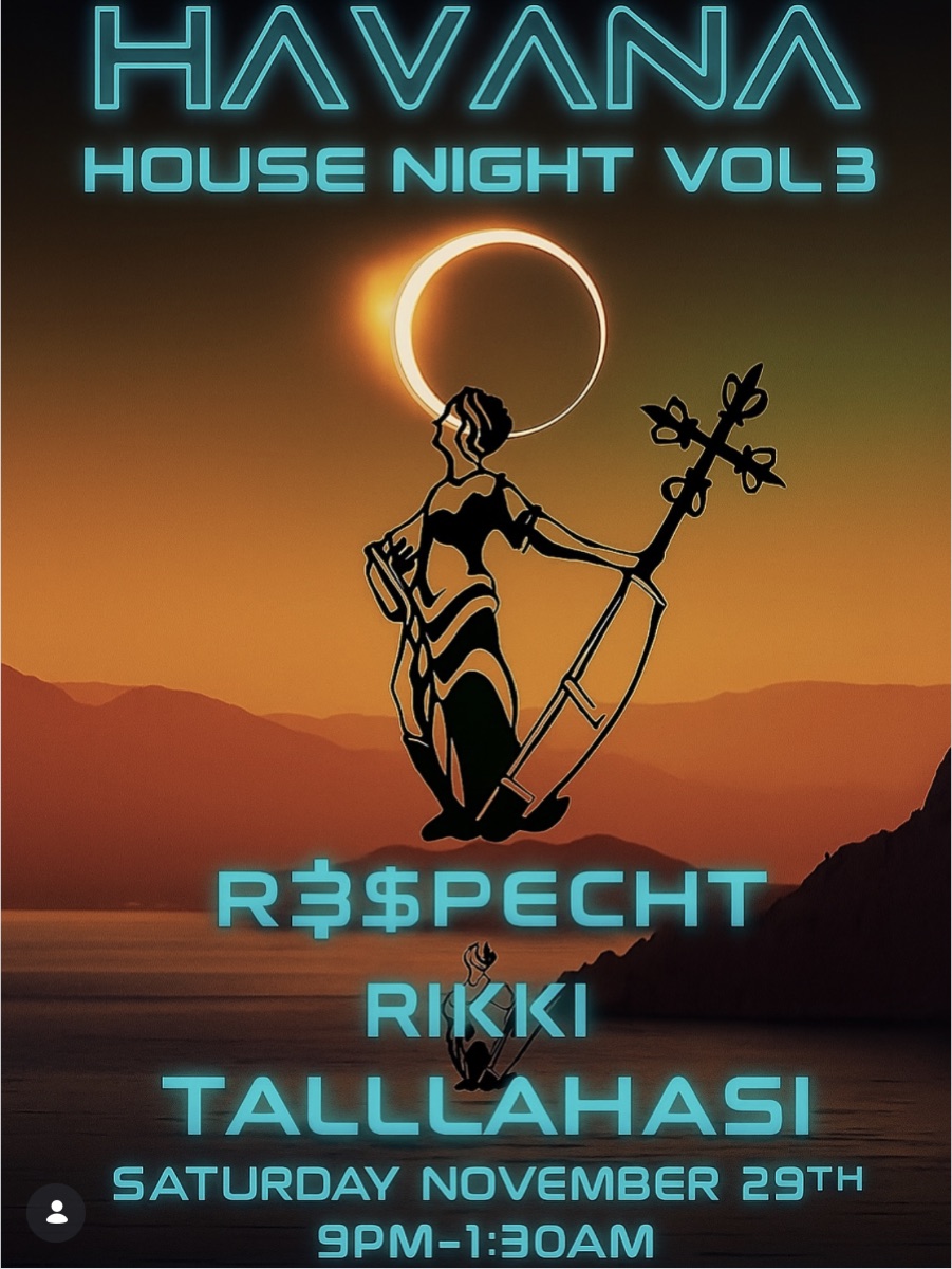 Havana House Night Vol. 3, DJ R3$pecht, Saturday November 29th